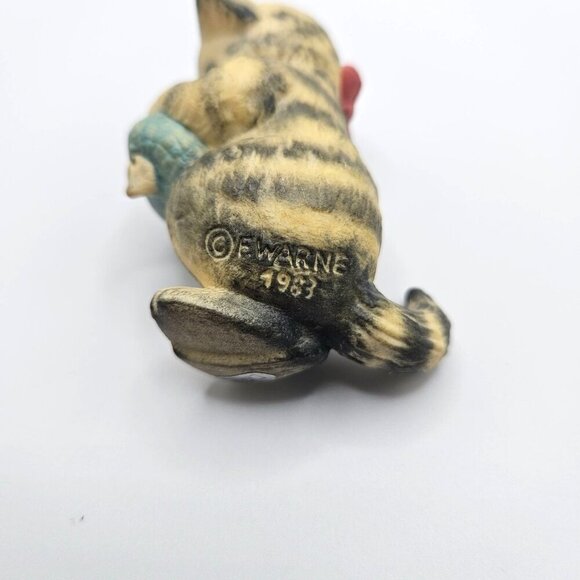 Anri Italy Beatrix Potter Miss Moppet Christmas Ornament Kitten Mouse 1983 - Picture 8 of 9